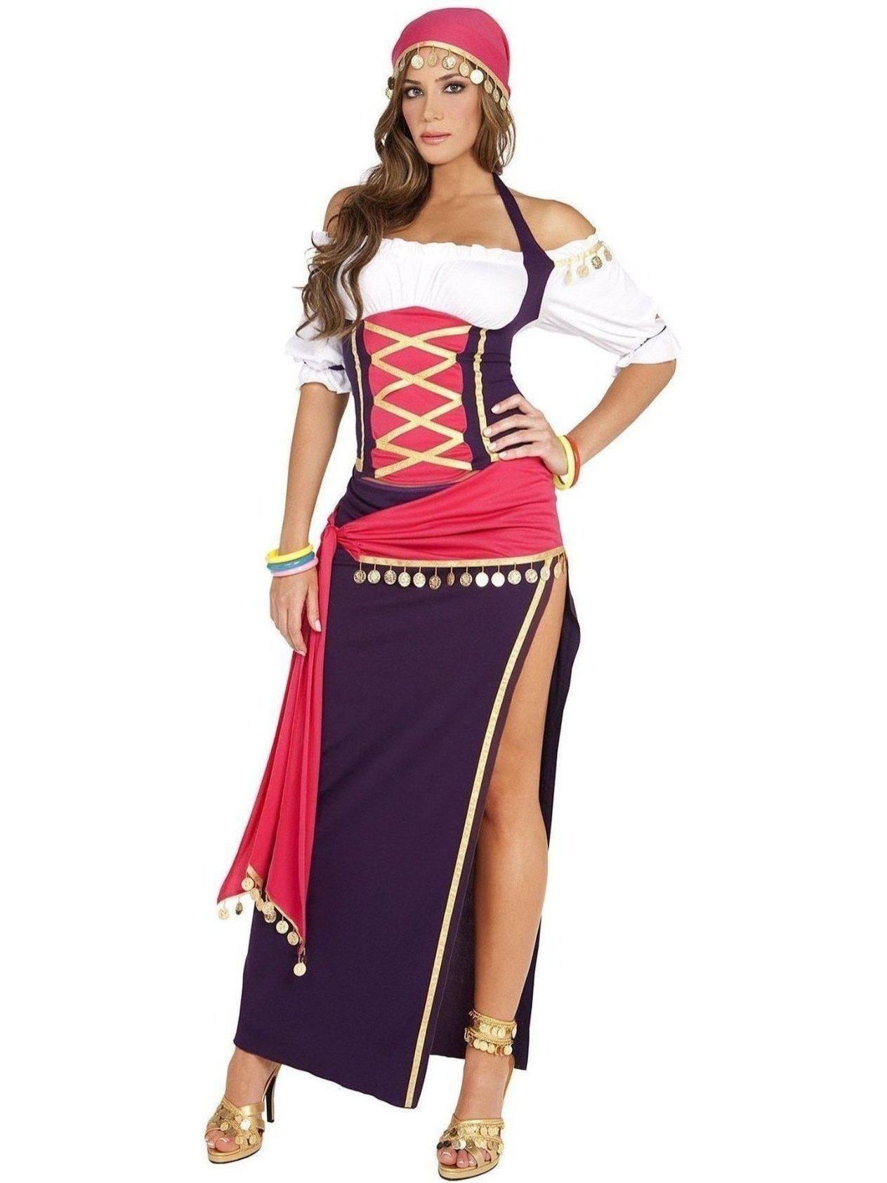 Elegant Moments EM-9225 Gypsy Maiden 5 pc costume also plus sizes Elegant Moments