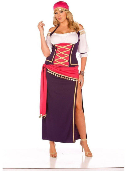 Elegant Moments EM-9225 Gypsy Maiden 5 pc costume also plus sizes Elegant Moments