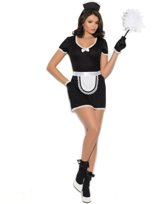 Elegant Moments EM-99088 Flirty Maid - 4 Pcs Costume Elegant Moments