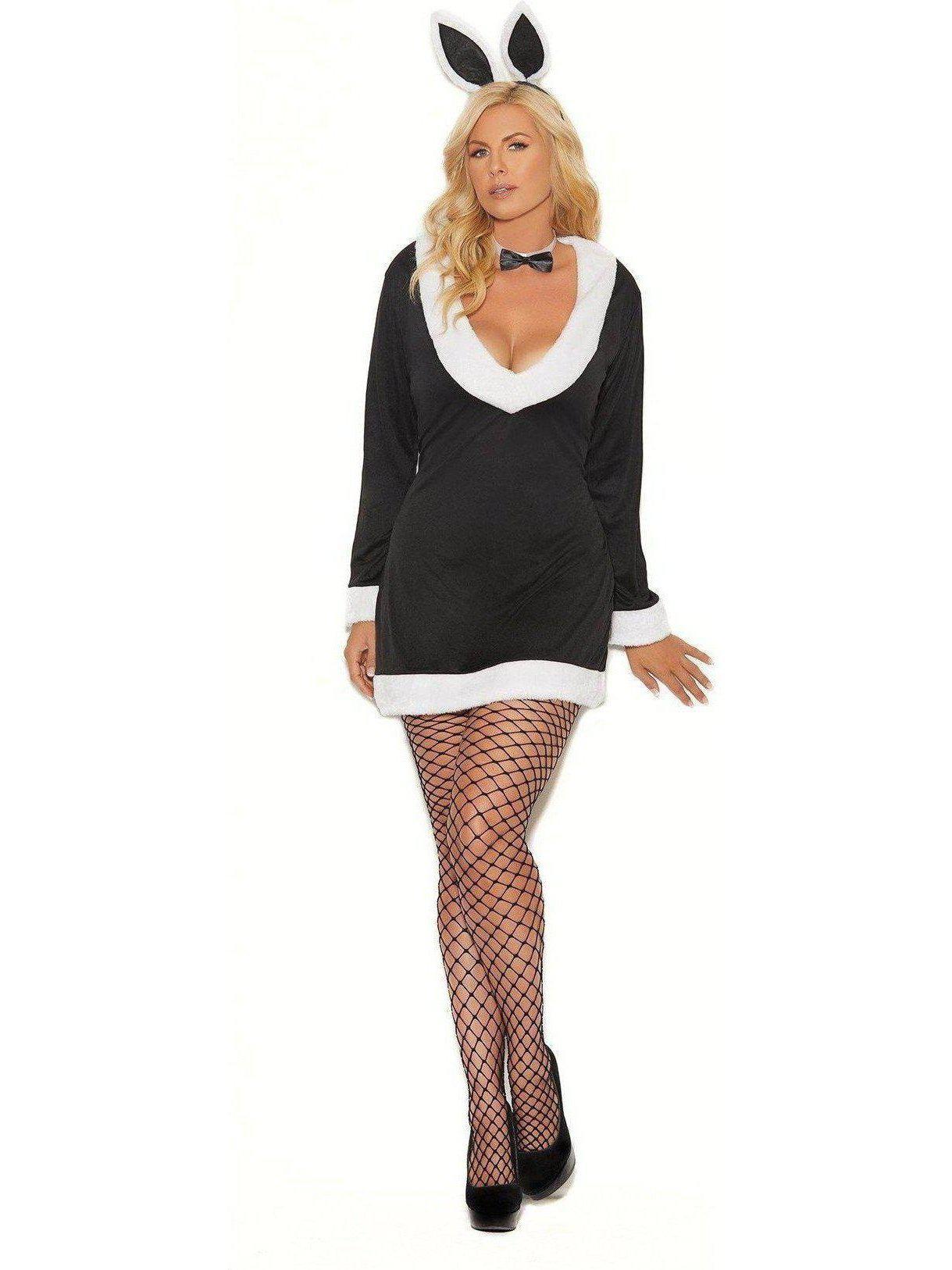 Elegant Moments IS-EM-99105X Sexy Bunny 3 Pc costume, 3/4X Elegant Moments