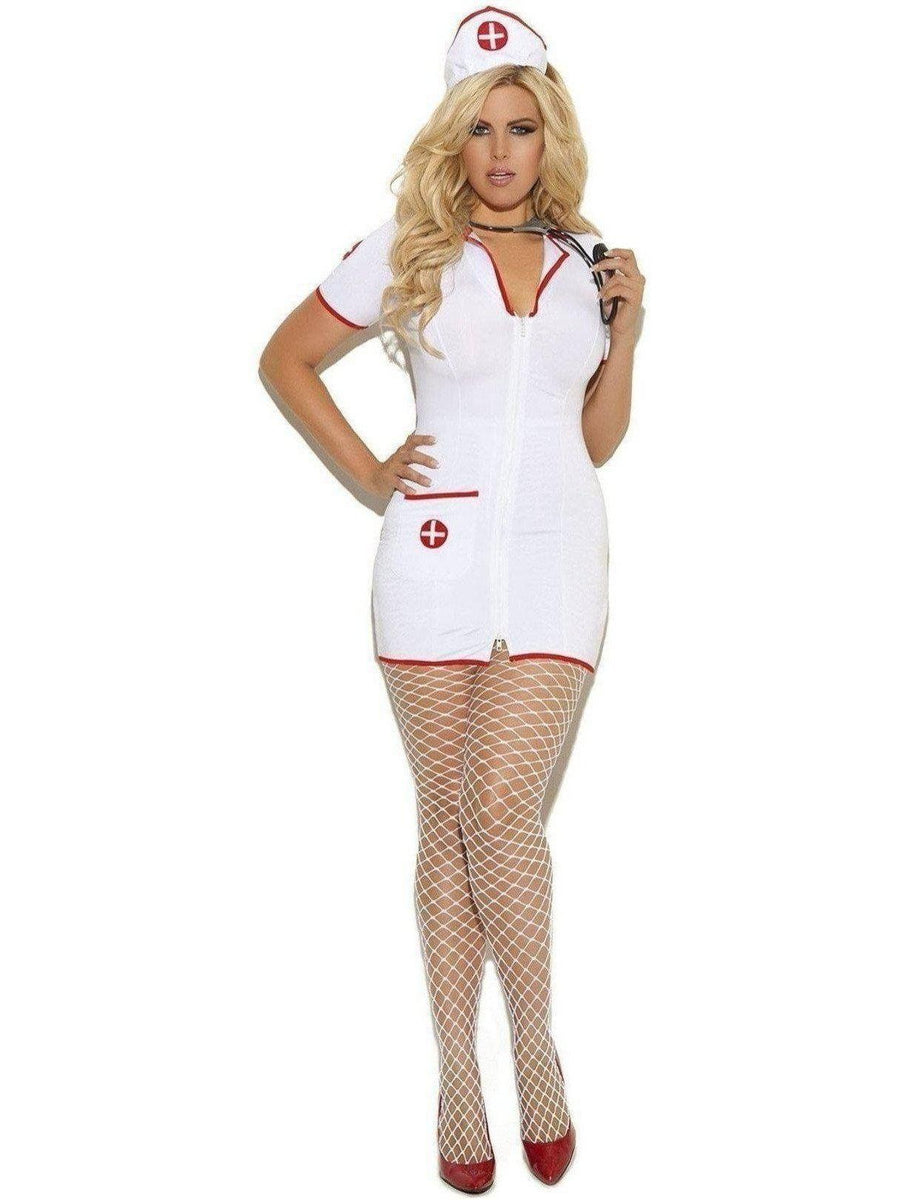 Elegant Moments IS-EM-9971 Head Nurse 2 pc costume, Large Size Elegant Moments