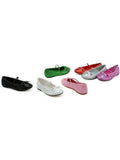 Ellie Shoes E-013-Ballet-G 0 Heel Ballet Slipper med glitter Barn Ellie Shoes