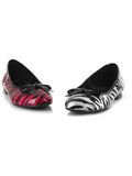 Ellie boty E-013-Zebra 0 Heel Zebra baletní pantofle dětské Ellie boty