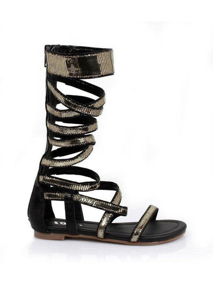 Ellie Shoes E-015-Nile Gladiator Flat Sandal Ellie Shoes