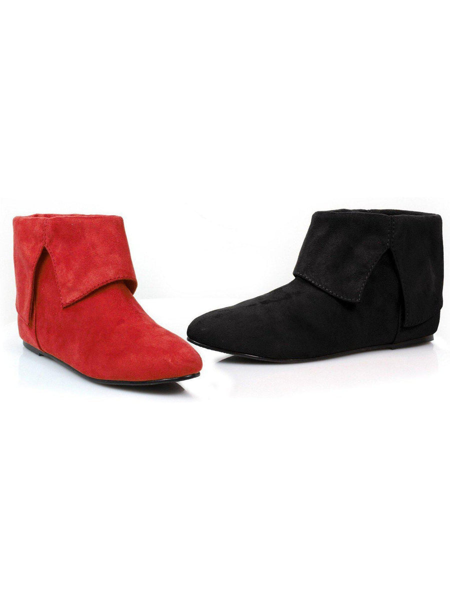 Ellie Shoes E-015-QUINN 0 "Microfiber Boot för kvinnor. (Svart-vänster röd-höger Ellie Shoes