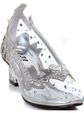 Ellie Shoes E-201-Ice 2 Heel Clear papucii Copii Ellie Shoes
