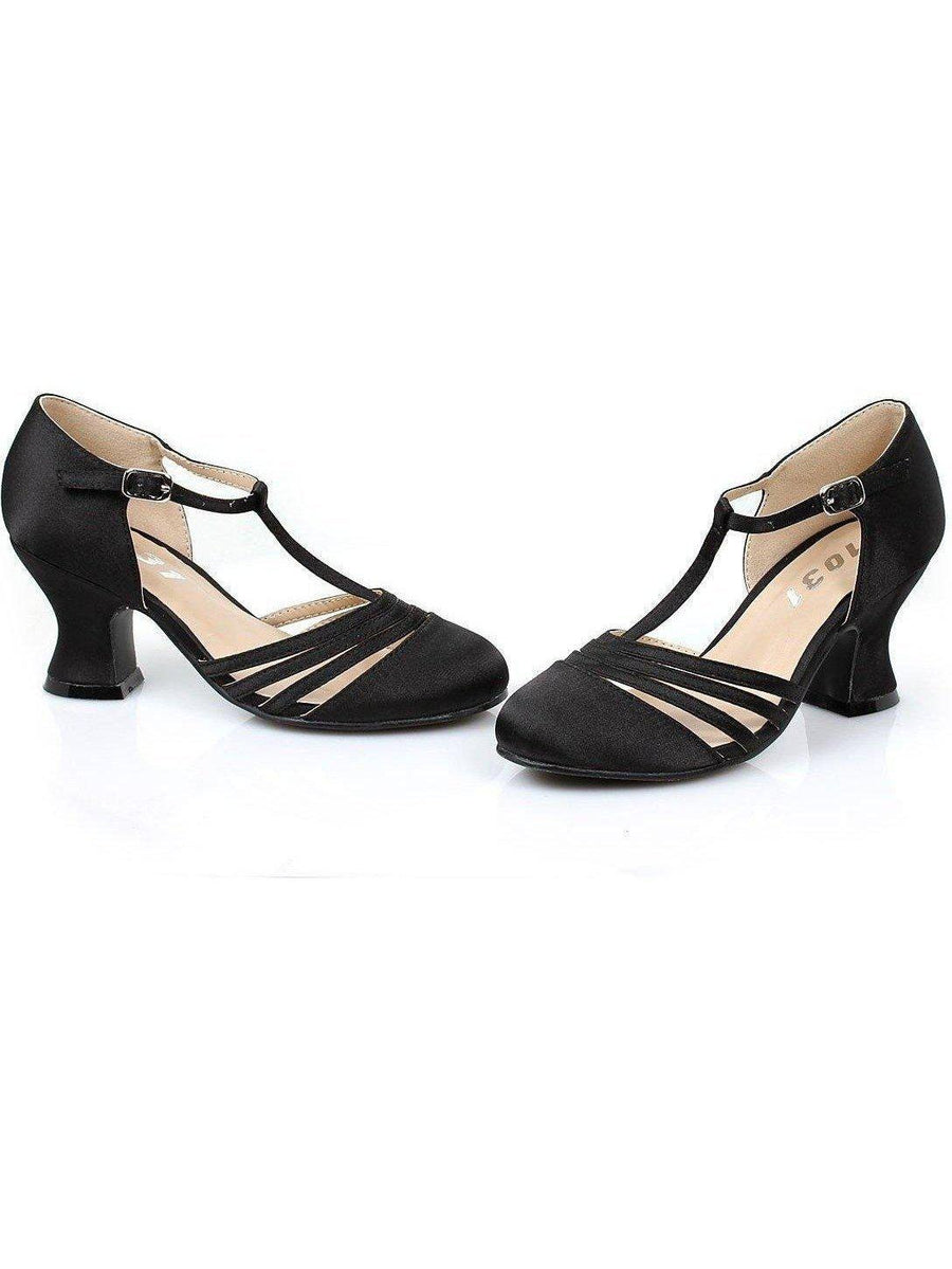 Ellie Shoes E-222-Lucille Атласная танцевальная обувь на 2 каблуке Детская обувь Ellie