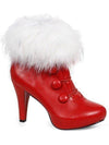 Ellie Shoes E-414-CLAUS 4" Women Bootie with Faux Fur Ellie Shoes