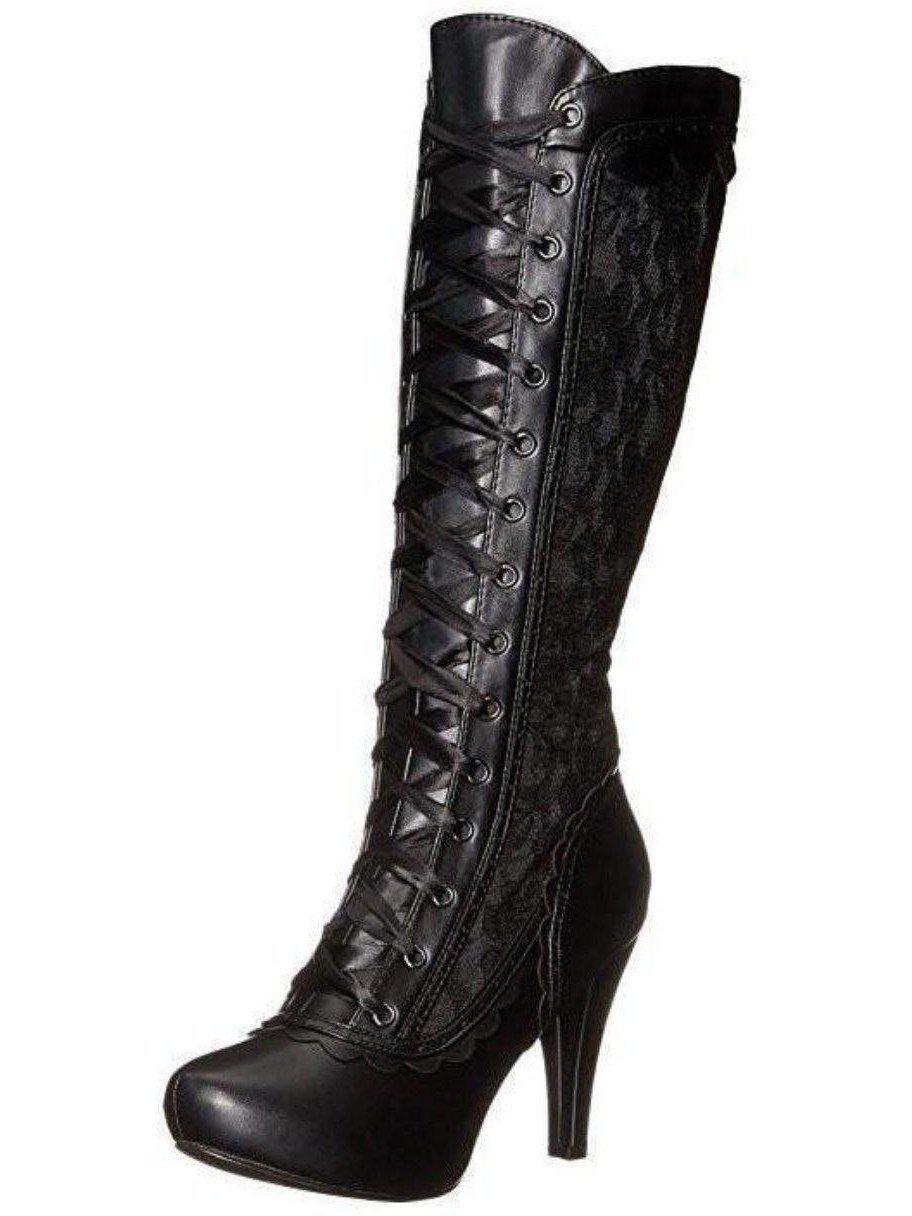 Ellie Shoes E-414-MARY 4" Heel Victorian Style Boots. Ellie Shoes