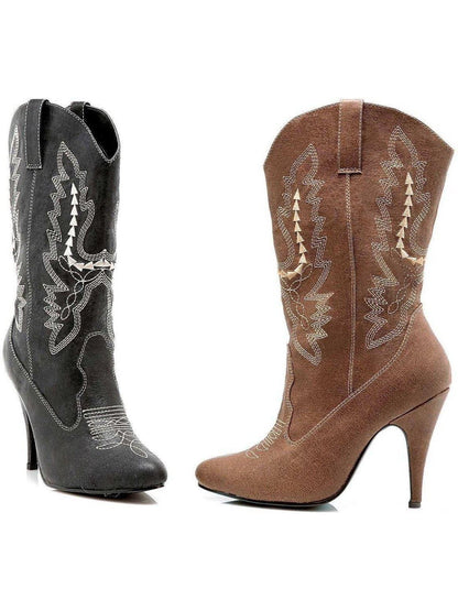 Ellie Shoes E-418-Cowgirl 4 Heel Ankle Cowgirl Boot Ellie Shoes