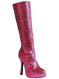 Ellie Shoes E-421-Zara 4 knehøye støvel med glitter Ellie sko