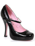Ellie Shoes E-423-Babydoll 4 patentne prijave Mary Jane s 1 skrivenom platformom Ellie Shoes
