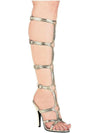 Ellie Shoes E-510-Sexy 5 Heel Knie High Strap Up Sandal Ellie Shoes