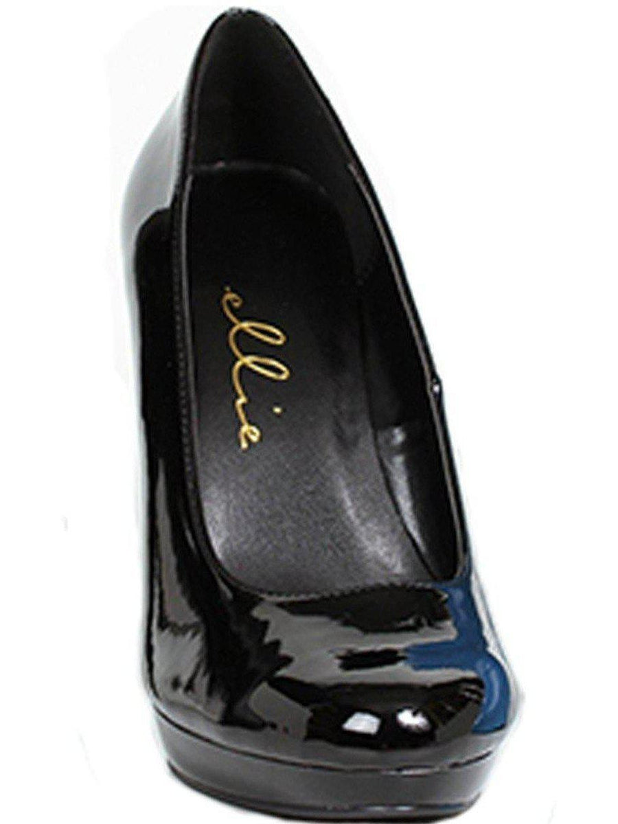 Ellie Shoes E-521-Femme-W 5 podpatky se širokým podpatkem Ellie boty