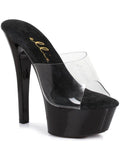 Ellie Shoes E-601-Vanity 6 Heel Mule Zapatos Ellie