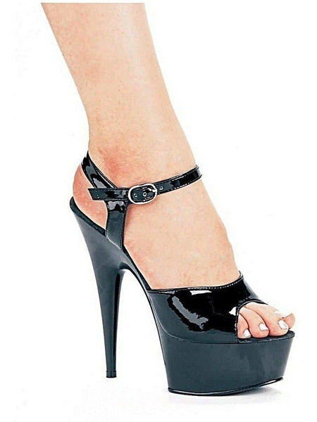 Ellie Shoes E-609-Juliet 6" Pointed Stiletto Women's Sandals - Sexy Stiletto Shoes in Black, Red, White Ellie Shoes