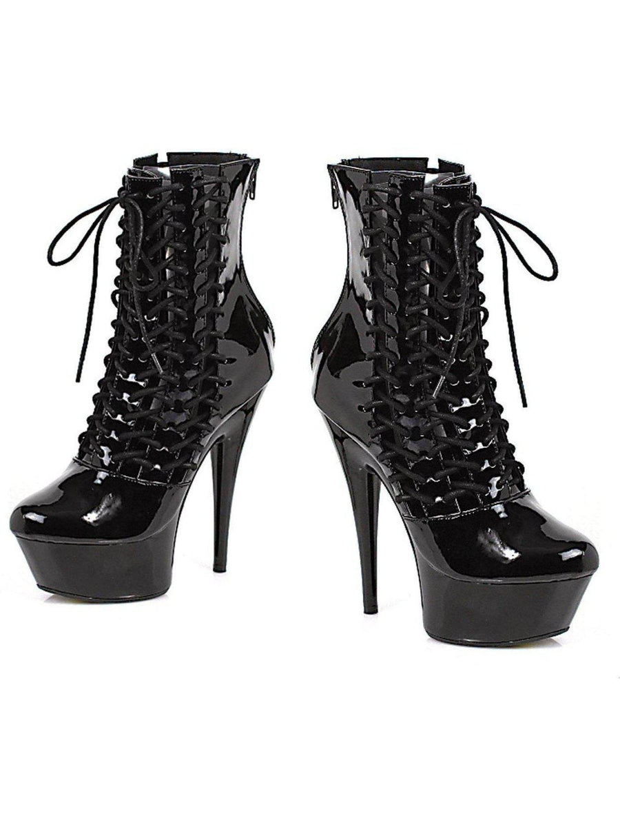 Ellie Shoes E-609-Milla 6 Heel Ankle Boots na may Inner Zipper Ellie Shoes