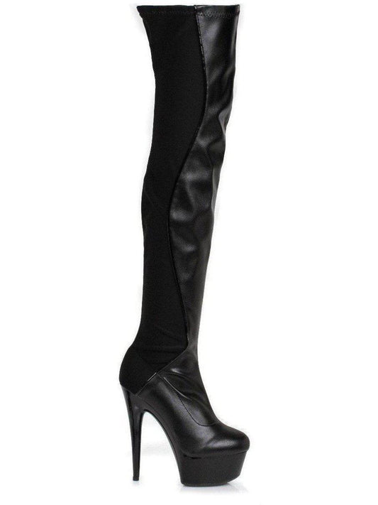 Ellie Shoes E-609-Unique 6 Thigh High Boot Ellie Shoes