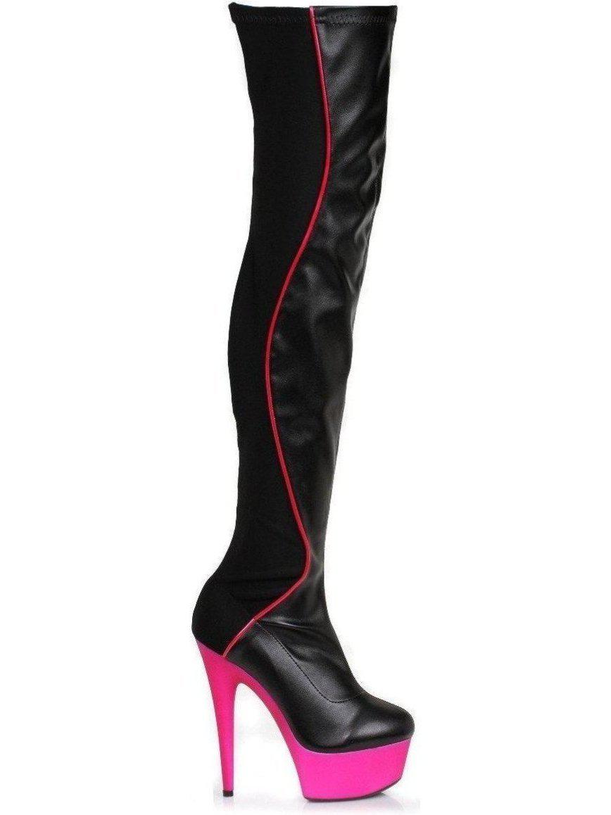 Ellie Shoes E-609-Unique 6 Thigh High Boot Ellie Shoes