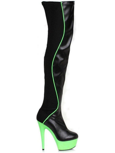 Ellie Shoes E-609-Unique 6 Thigh High Boot Ellie Shoes