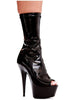 Ellie Shoes E-609-Vanna 6 Peep Toe Calf Boot Ellie Shoes