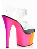 Ellie Shoes E-709-Rainbow 7 Tommer med Rainbow Design Ellie Shoes