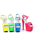 Ellie Shoes E-709-Solaris 7 Neon Stiletto Sandalo Ellie Shoes
