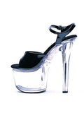 Ellie Shoes E-711-Flirt-C 7 Sandalo con fondo trasparente con tacco Ellie Shoes