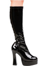 Ellie Shoes E-Chacha 5" Heel Stretch Knee Boots With Inner Zipper Ellie Shoes