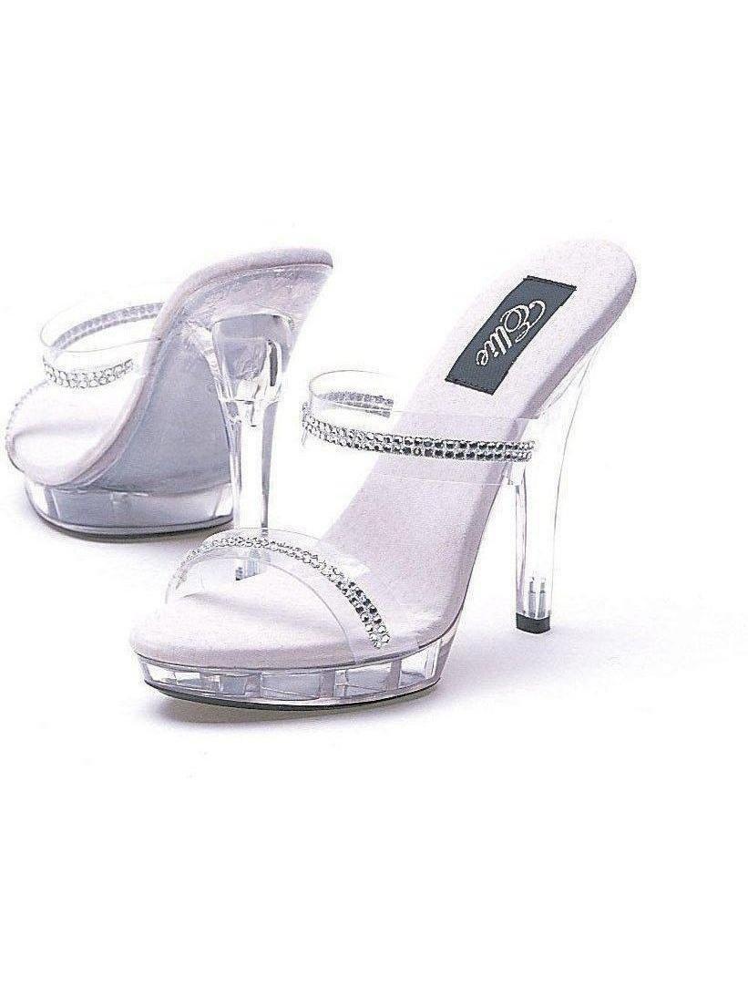 Ellie Shoes E-M-Loretta 5" Heel Rhinestone Sandal Ellie Shoes