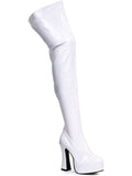 Ellie Shoes E-Thrill 5" Chunky Heel Thigh High Stretch Boots Ellie Shoes