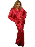 IS-Woman Drawstring Pajama of Lingerie Satin Style 1030 Satin Boutique