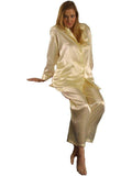 IS-Mujer Pijama de Lencería con Cordón Satinado Estilo 1030 Satin Boutique