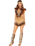 Roma RM-10117 3pc Cherokee Terinspirasi Kostum Wanita Keren Kostum Roma