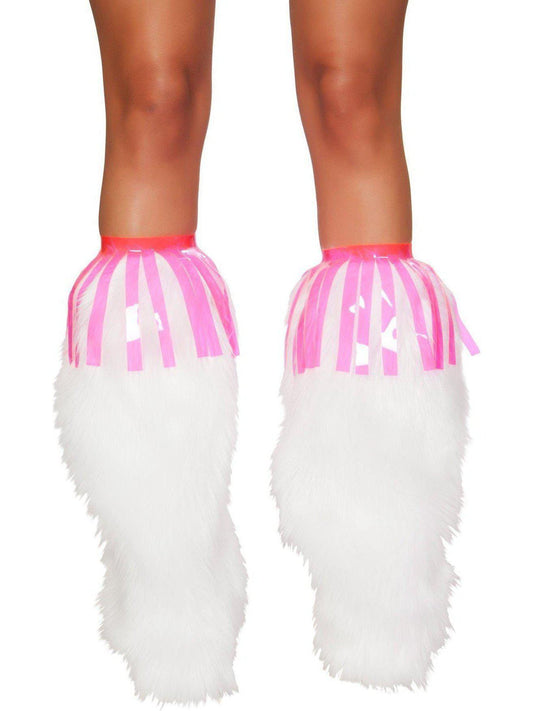 Roma RM-3242 Pair of Vinyl Fringe Leg Warmers Roma Costume