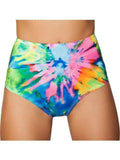 Roma RM-3319 Printed High-Waisted Puckered Shorts Roma Costume