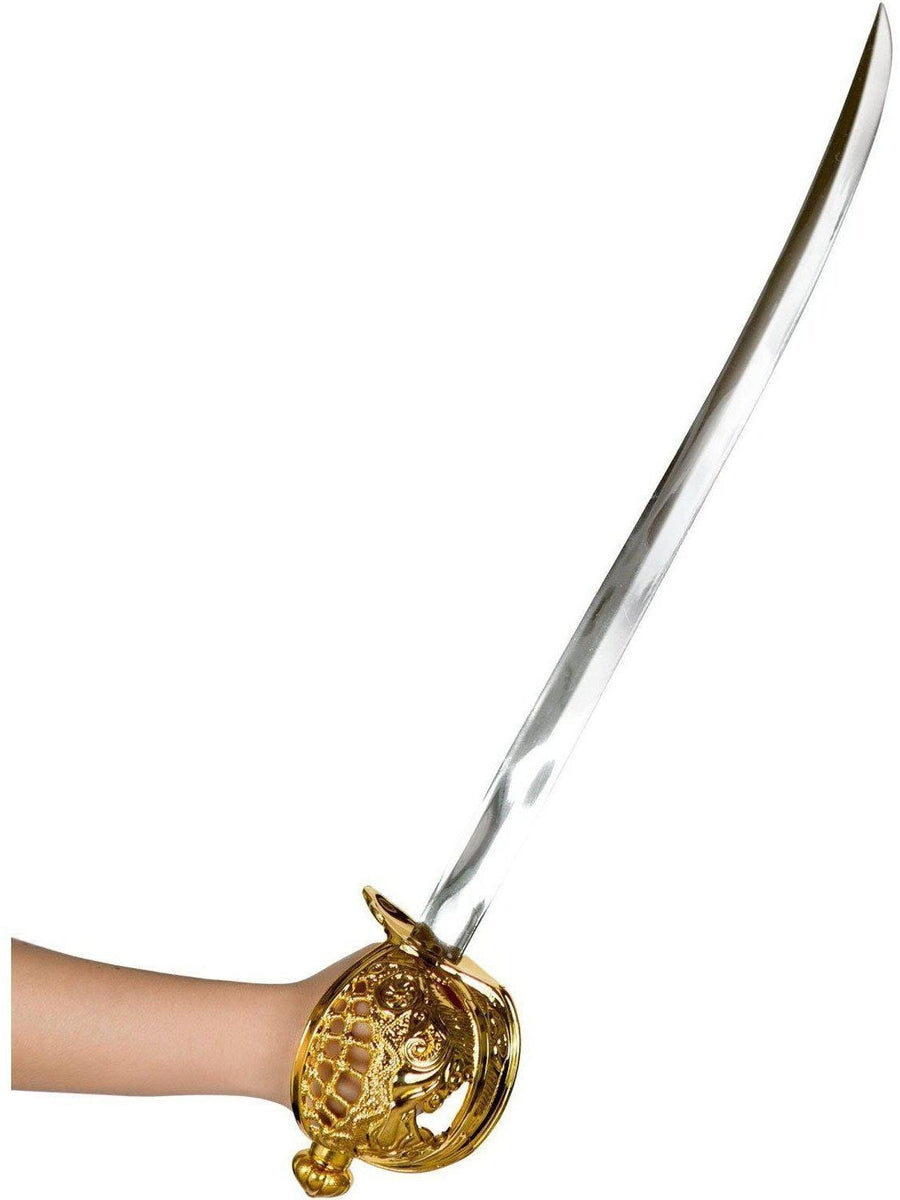 רומא RM-4693 חרב פיראטים עם תחפושת רומא ידית עגולה