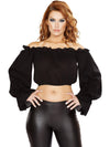 Roma RM-4769 Ruffled Pirate Tube Top with Sleeves Roma Costume