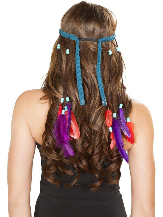 Roma RM-H4725 Turquoise Indian Headband Roma Costume