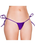 Roma RM-MicroTie Low Cut The Side Side Thong Roma Costume