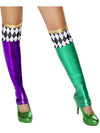 Roma RM-ST4723 Green/Purple Jester Leggings Roma Costume