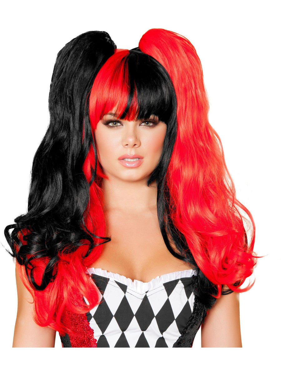 Roma RM-WIG101 Black/Red Wig Roma Costume
