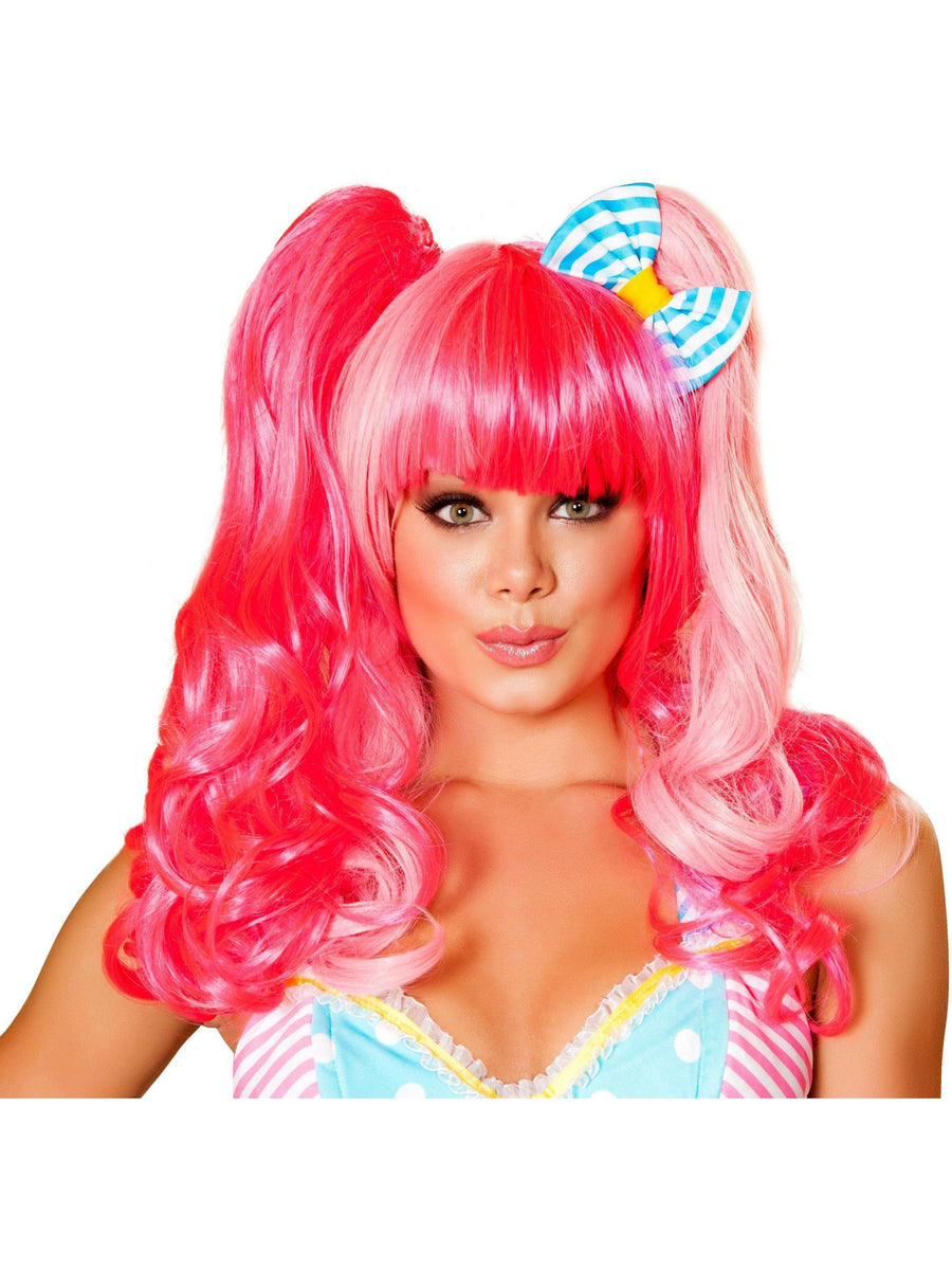 Roma RM-WIG102 Pink Wig With Roma Costume
