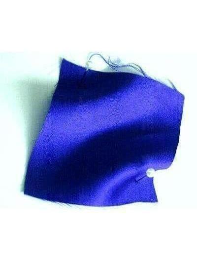 SKU6627 Fitted Bottom Sheet of Pure Silk Deep Blue Queen 10  In Satin Boutique