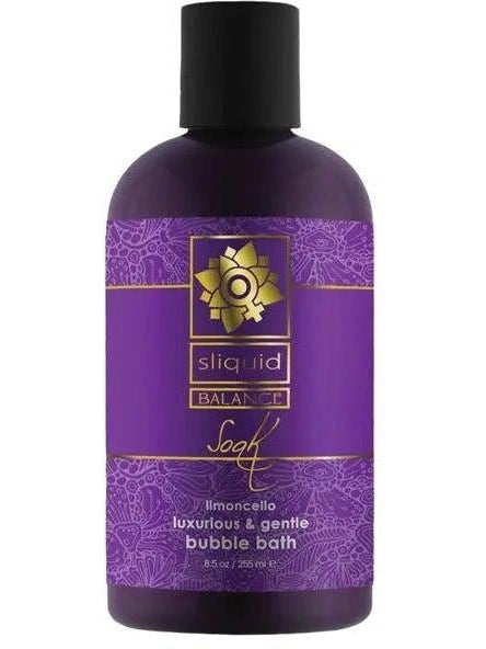 Sliquid Balance Soak - 8.5 oz Limoncello, Luxurious and Gentle Bubble Bath-MATURE-Eldorado-Limoncello-8.5 oz-SatinBoutique