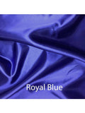 Nouveau Bridal Satin proovid Vaadake ja tunnetage meie kauneid värve - VOODRI, KANGA, värvid, õu, proovikomplektid - Satiin Butiik - Kuninglik sinine [otsas 3] - SatinBoutique