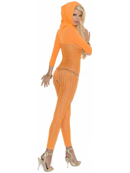 Vivace EM-8011 Crochet bodystocking with 3/4 sleeves and hood Elegant Moments