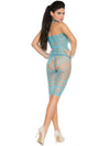 Vivace EM-8015 Crochet and fishnet halter neck, mid length bodystocking Elegant Moments