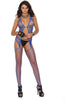 Vivace EM-82133 Fishnet Suspender Bodystocking-Bodystocking-Elegant Moments-Royal Blue-O/S-SatinBoutique