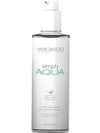 Wicked Sensual Care Simply Aqua Water Based Lubricant - 4 oz Eldorado